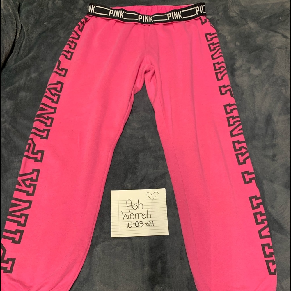 PINK classic campus sweatpants